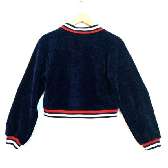 J.O.A. Sporty Chenille Pullover Sweater Sweatshirt - Picture 4 of 6